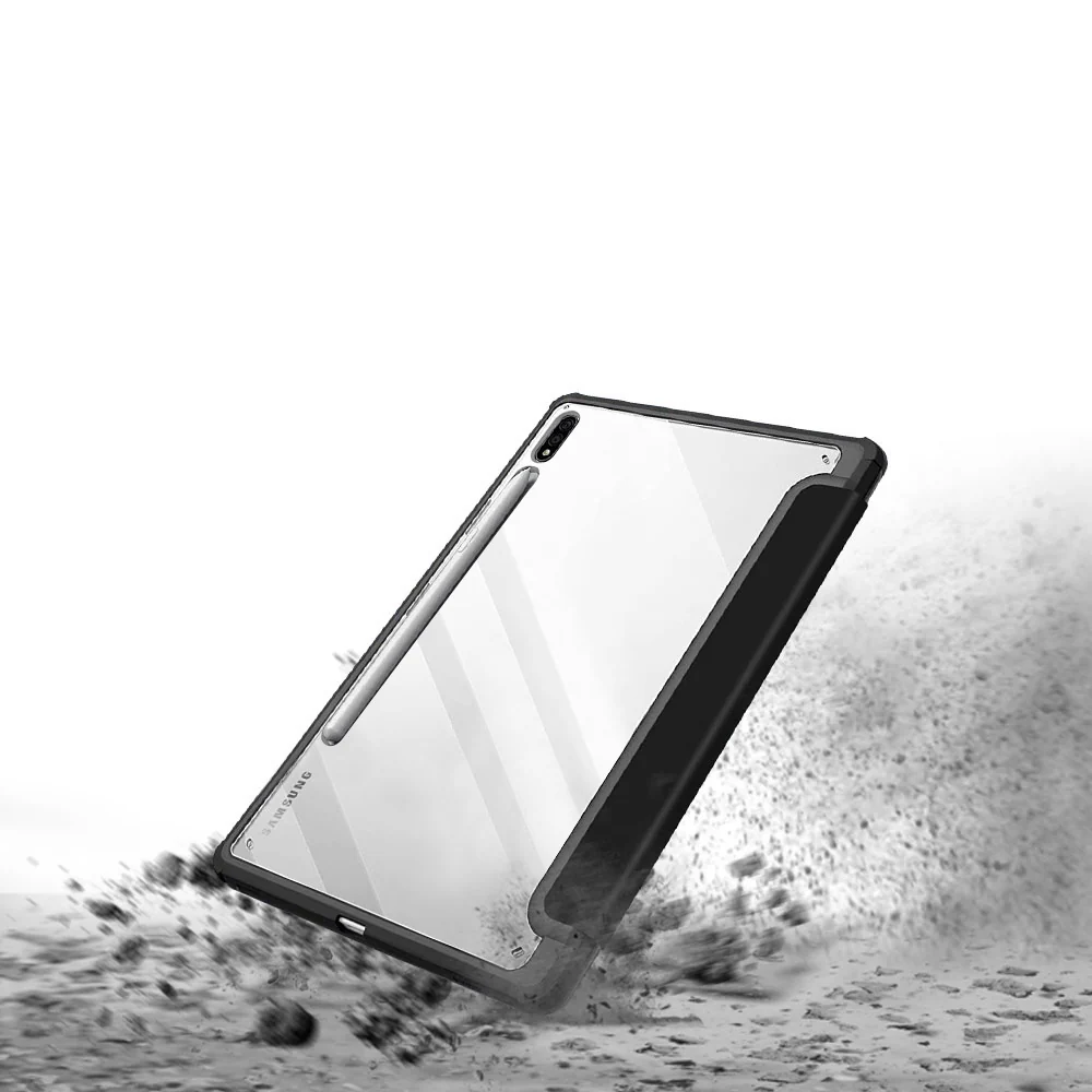 FC-SS-X700 | Samsung Galaxy Tab S7 SM-T870 / SM-T875 / SM-T876B | Smart Magnetic Folio Cover with Tri-Fold Stand - Image 2