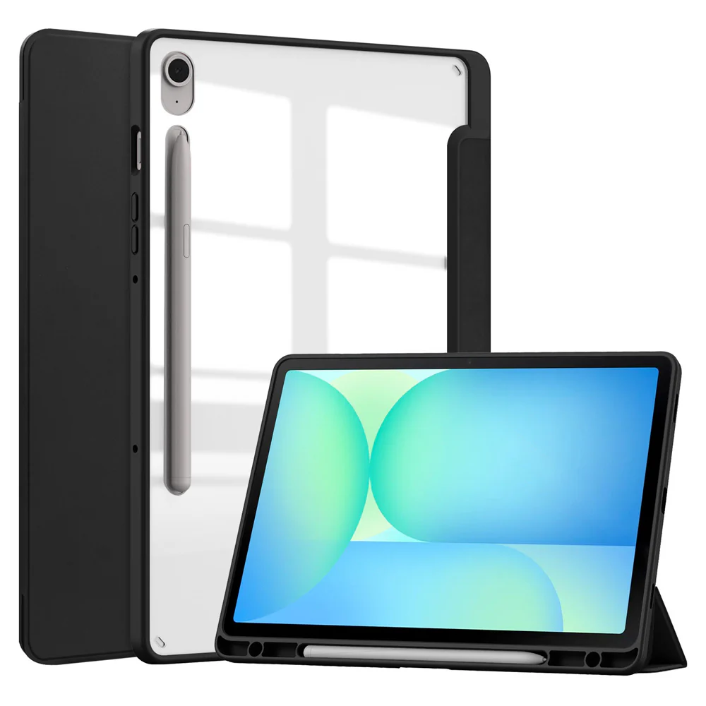 FC-SS-X710 | Samsung Galaxy Tab S10 FE SM-X520 X526 X528 / S10 Lite SM-X400 X406 | Smart Magnetic Folio Cover with Tri-Fold Stand