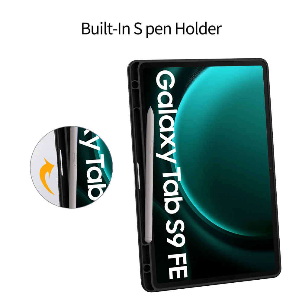 FC-SS-X710 | Samsung Galaxy Tab S10 FE SM-X520 X526 X528 / S10 Lite SM-X400 X406 | Smart Magnetic Folio Cover with Tri-Fold Stand - Image 7