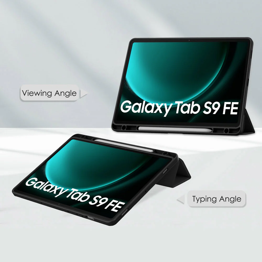 FC-SS-X710 | Samsung Galaxy Tab S10 FE SM-X520 X526 X528 / S10 Lite SM-X400 X406 | Smart Magnetic Folio Cover with Tri-Fold Stand - Image 8