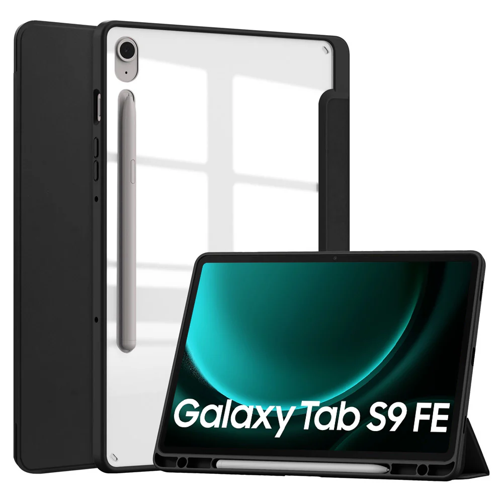 FC-SS-X710 | Samsung Galaxy Tab S9 FE SM-X510 X516 X518 | Smart Magnetic Folio Cover with Tri-Fold Stand