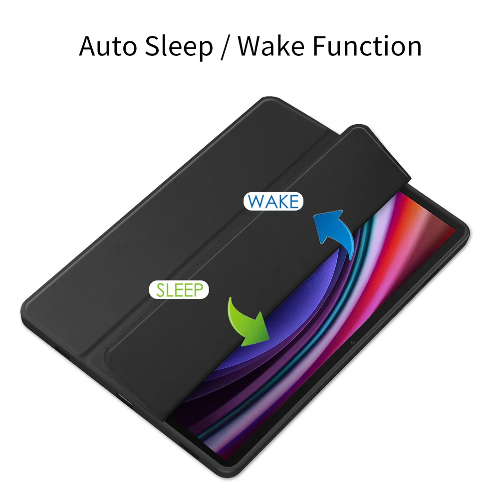 FC-SS-X710 | Samsung Galaxy Tab S9 SM-X710 / X716 / X718 | Smart Magnetic Folio Cover with Tri-Fold Stand - Image 5