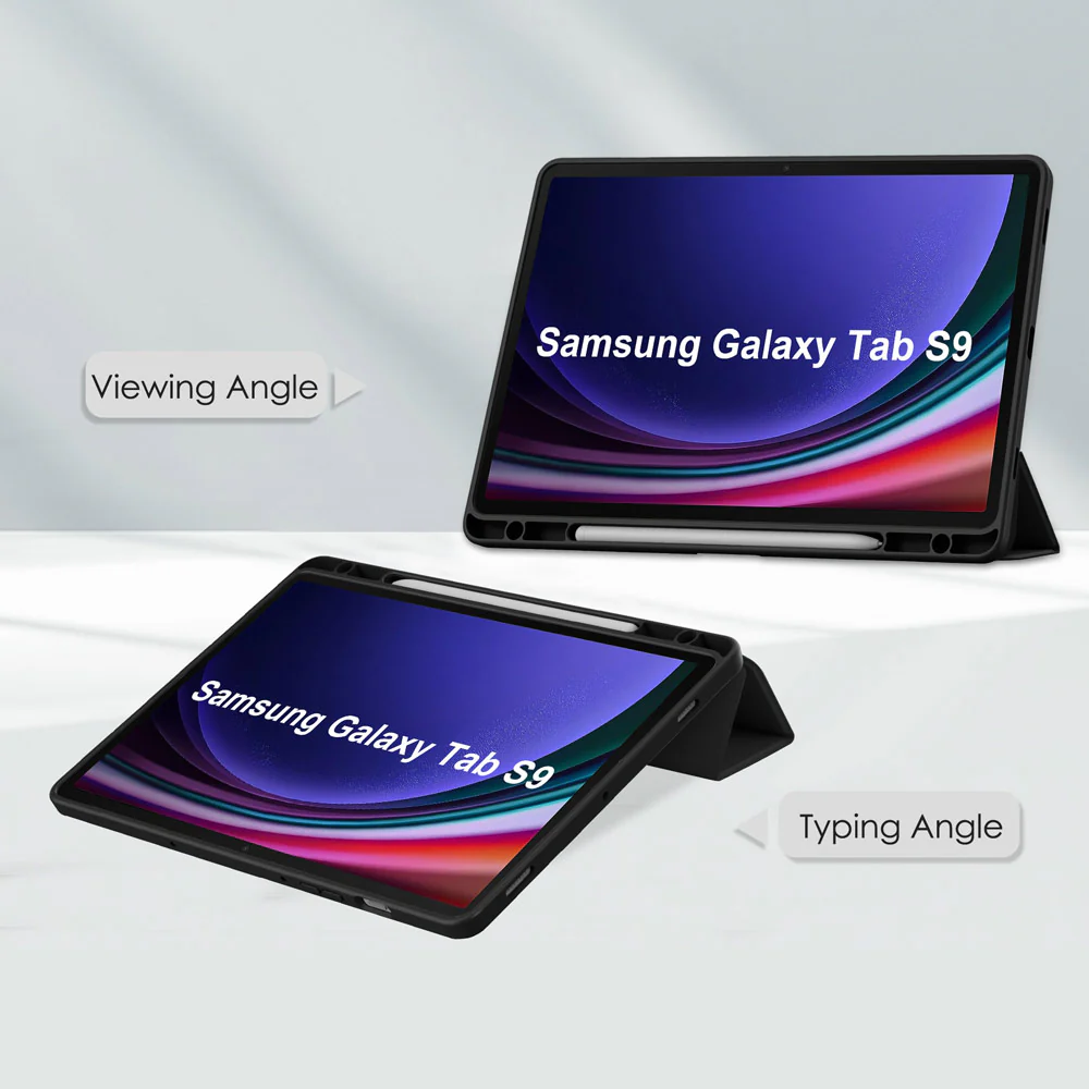 FC-SS-X710 | Samsung Galaxy Tab S9 SM-X710 / X716 / X718 | Smart Magnetic Folio Cover with Tri-Fold Stand - Image 7