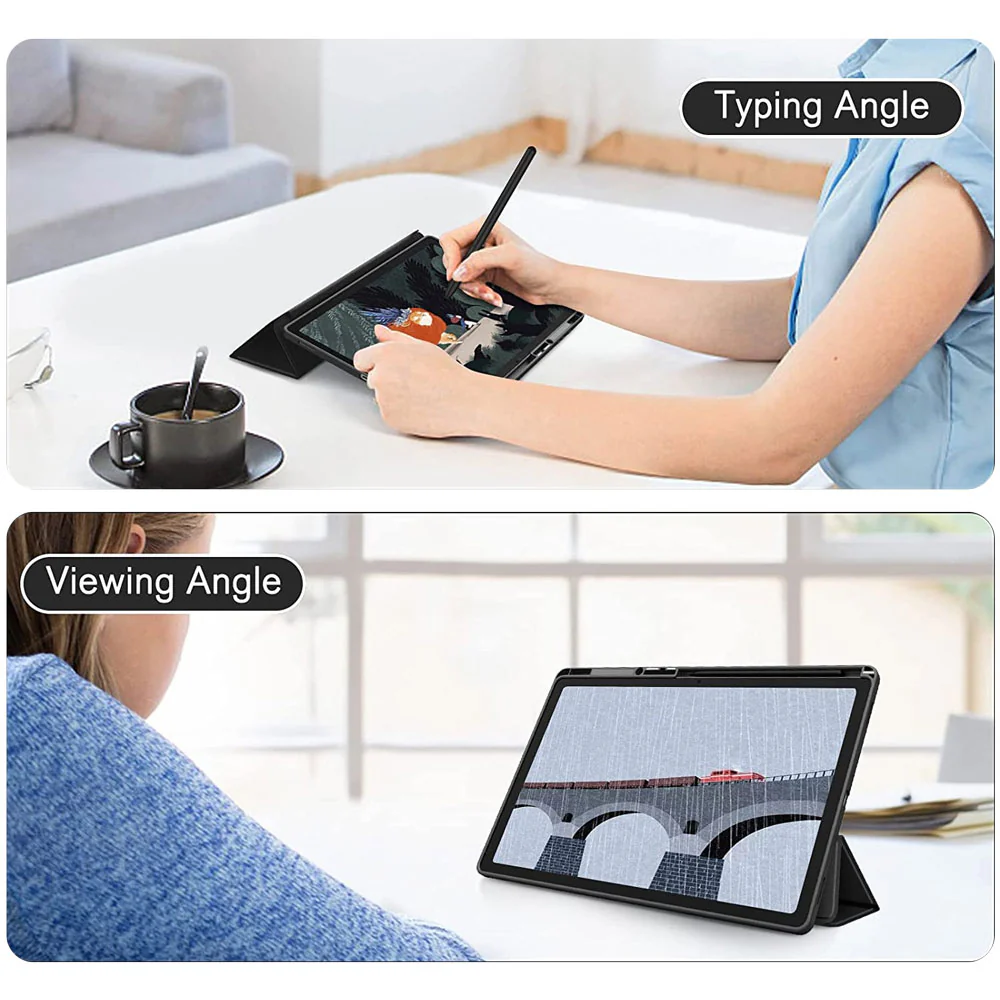 FC-SS-X900 | Samsung Galaxy Tab S8 Ultra SM-X900 / X906 | Smart Magnetic Folio Cover with Tri-Fold Stand - Image 7