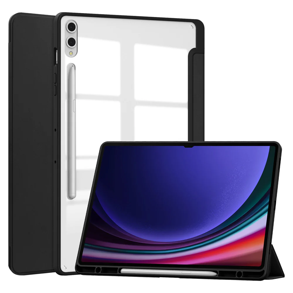 FC-SS-X910 | Samsung Galaxy Tab S9 Ultra SM-X910 / X916 / X918 | Smart Magnetic Folio Cover with Tri-Fold Stand