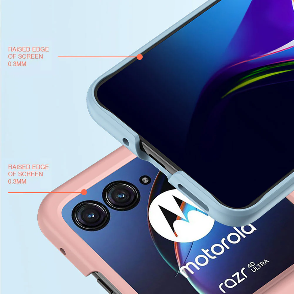 FDX-MT23-RZ40U | Motorola Razr 40 Ultra Case | Hard PC Shockproof Case w/ KEY Mount & Carabiner - Image 4
