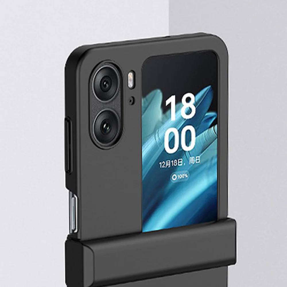 FDX-OP22-FN2F | OPPO Find N2 Flip Case | Hard PC Shockproof Case w/ KEY Mount & Carabiner - Image 6