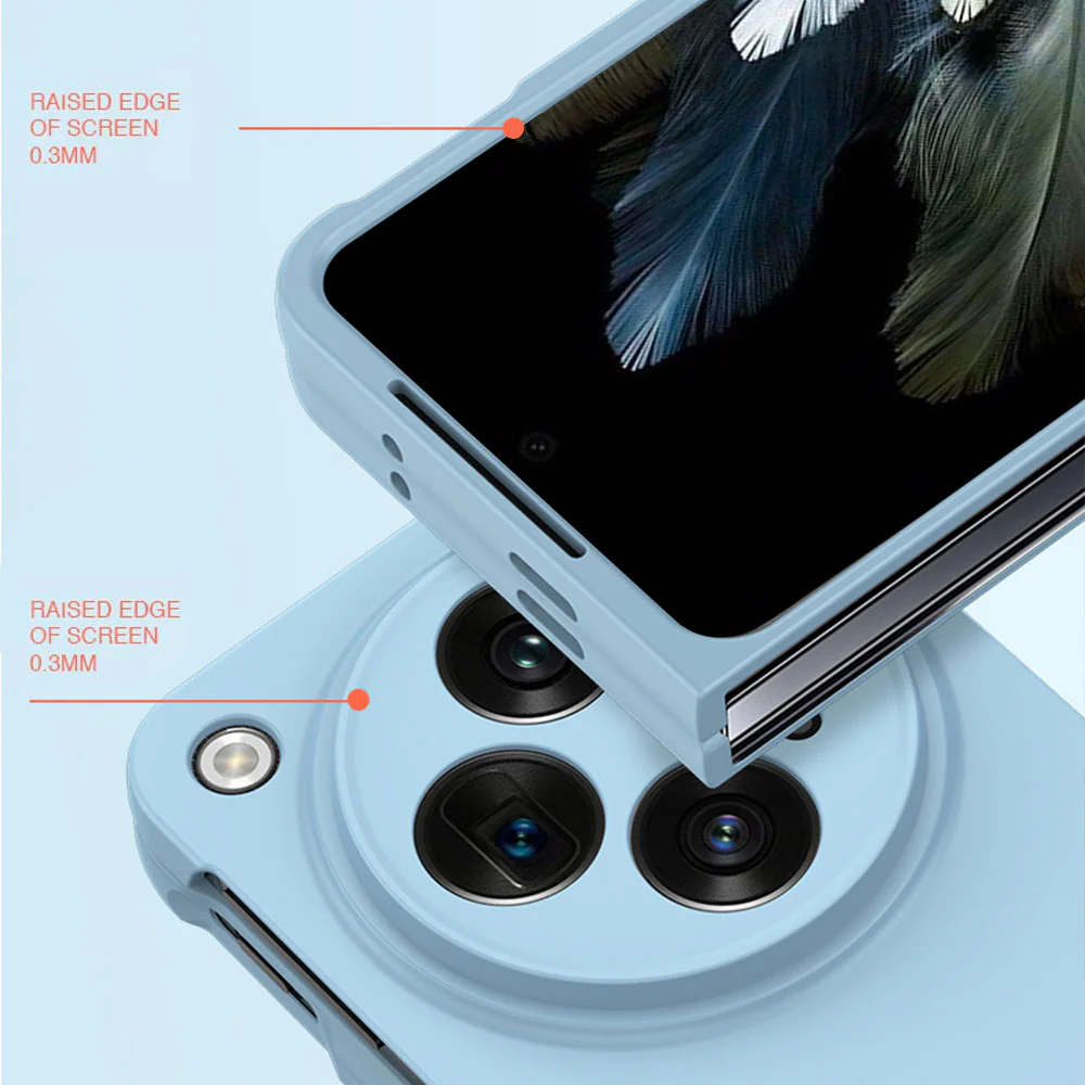 FDX-PL23-OPEN | OPPO Find N3 Case | Hard PC Shockproof Case w/ KEY Mount & Carabiner - Image 4