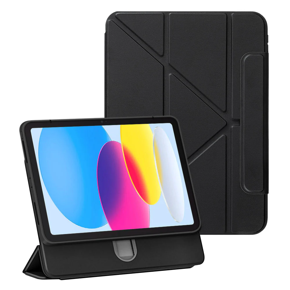 FRC-iPad-N5 | iPad 10.9 (10th Gen.) | Rotatable & Slidable Magnetic Cover with Multi-Fold Stand