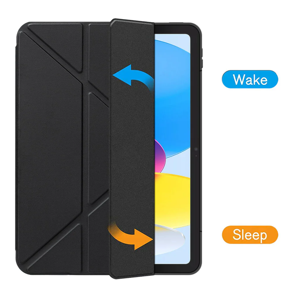 FRC-iPad-N5 | iPad 10.9 (10th Gen.) | Rotatable & Slidable Magnetic Cover with Multi-Fold Stand - Image 6
