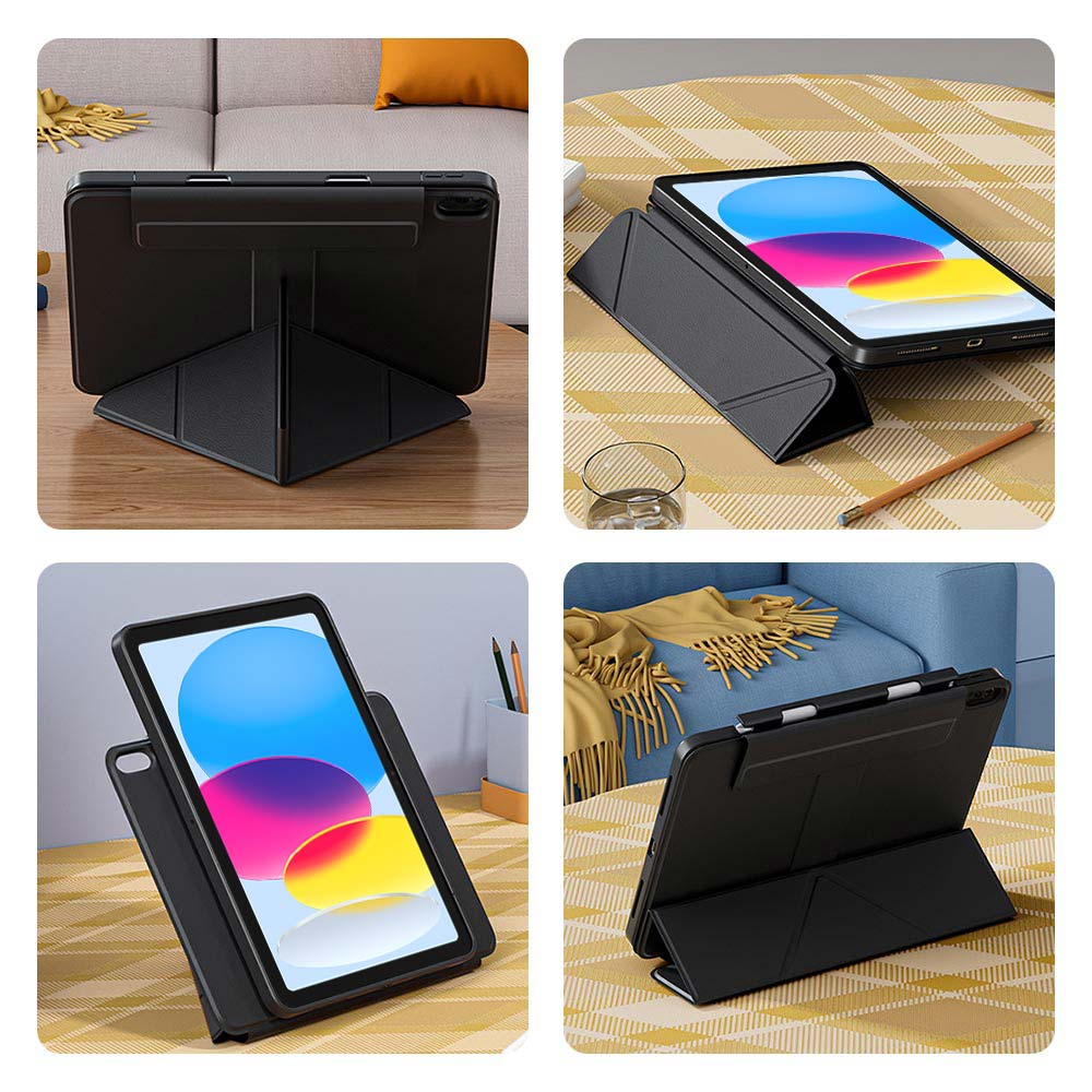 FRC-iPad-N5 | iPad 11-Inch (11th Gen / A16) | Rotatable & Slidable Magnetic Cover with Multi-Fold Stand - Image 9