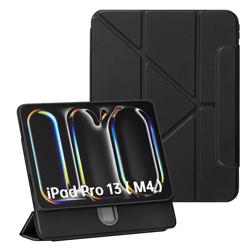 FRC-iPad-PR10 | iPad Pro 13 (M4) / (M5) | Rotatable & Slidable Magnetic Cover with Multi-Fold Stand