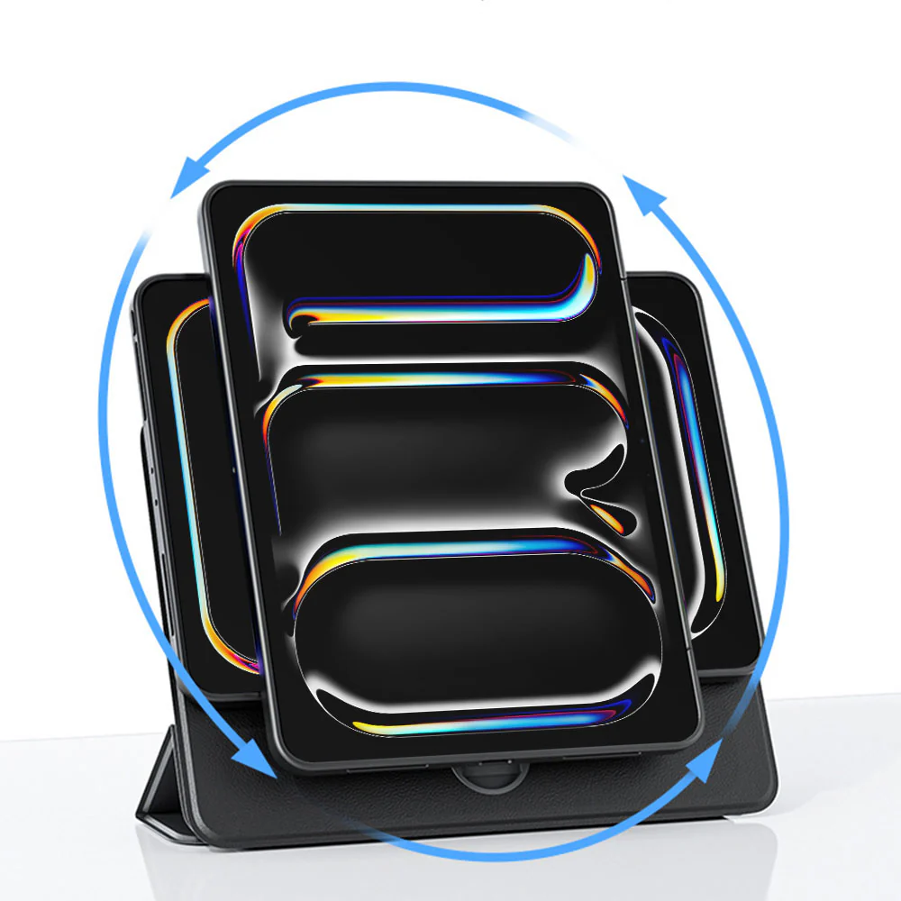 FRC-iPad-PR10 | iPad Pro 13 (M4) / (M5) | Rotatable & Slidable Magnetic Cover with Multi-Fold Stand - Image 4