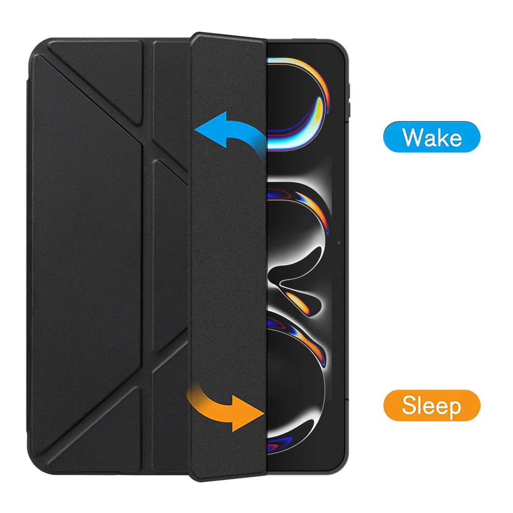 FRC-iPad-PR10 | iPad Pro 13 (M4) / (M5) | Rotatable & Slidable Magnetic Cover with Multi-Fold Stand - Image 6