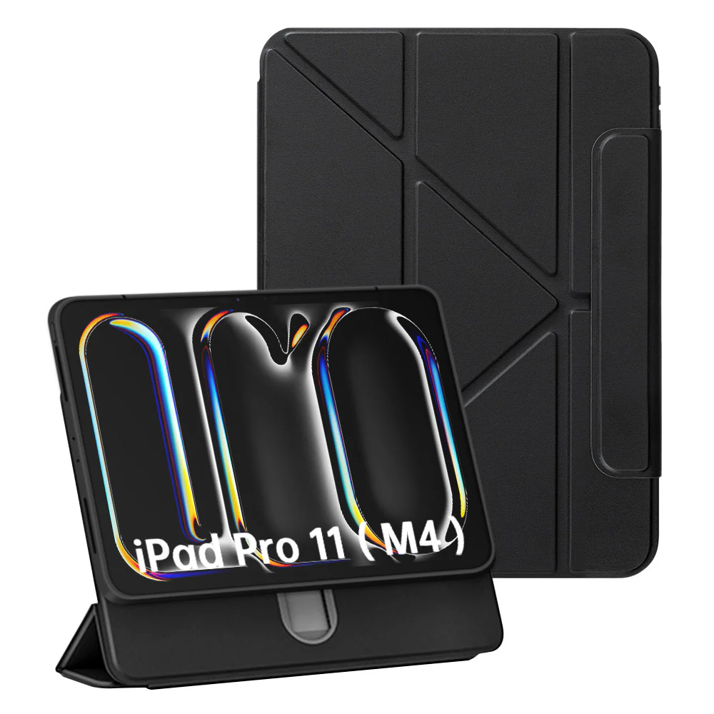 FRC-iPad-PR11 | iPad Pro 11 (M4) / (M5) | Rotatable & Slidable Magnetic Cover with Multi-Fold Stand