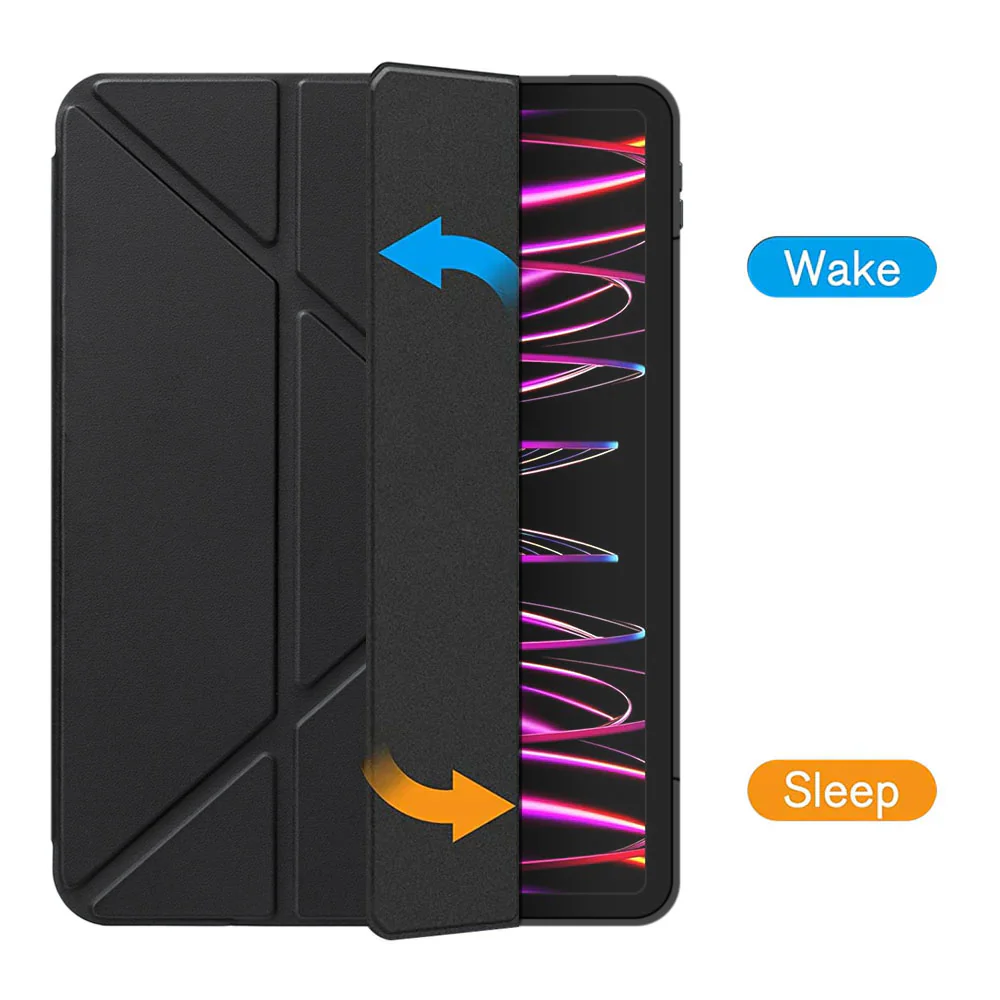 FRC-iPad-PR6 | iPad Pro 11 ( 1st / 2nd / 3rd / 4th Gen. ) 2018 / 2020 / 2021 / 2022 | Rotatable & Slidable Magnetic Cover with Multi-Fold Stand - Image 6