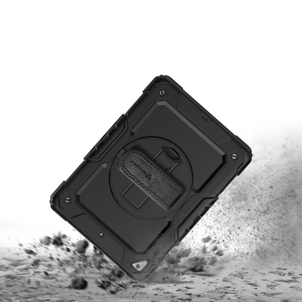 GEN-iPad-A2 | iPad Air 2 | Rainproof military grade rugged case with hand strap and kick-stand - Image 8