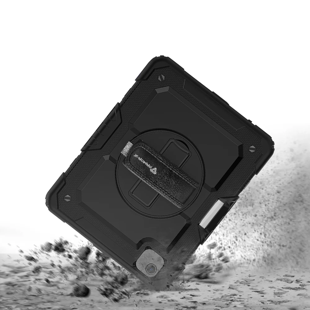 GEN-iPad-A4 | iPad Air 4 2020 / iPad Air 5 2022 | Rainproof military grade rugged case with hand strap and kick-stand - Image 10