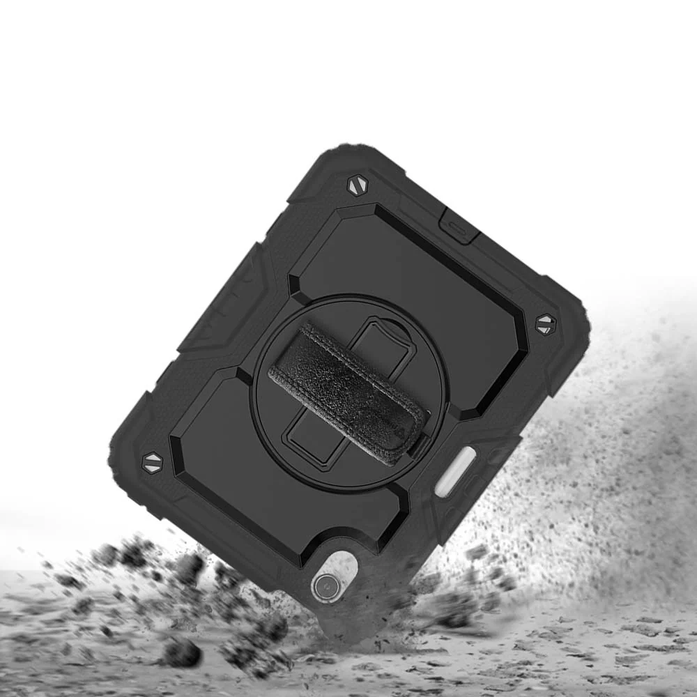 GEN-iPad-M6 | iPad mini (A17 Pro) | Rainproof military grade rugged case with hand strap and kick-stand - Image 12