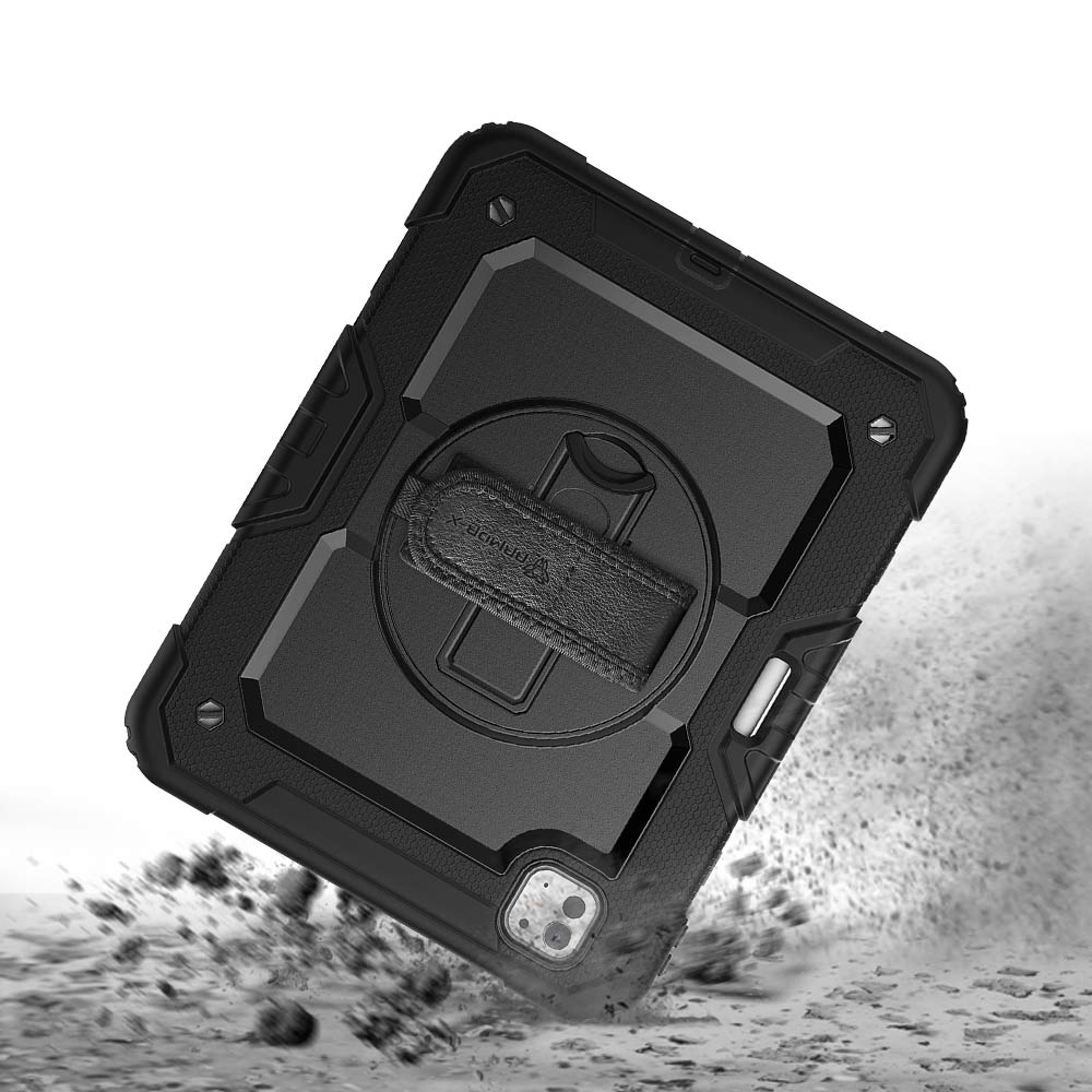 GEN-iPad-PR10 | iPad Pro 13 (M4) / (M5) | Rainproof military grade rugged case with hand strap and kick-stand - Image 9