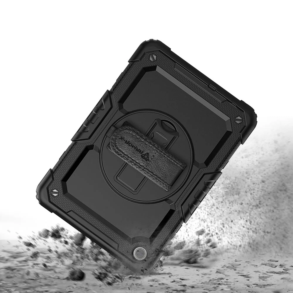 GEN-LN-M10-V3 | Lenovo Tab M10 ( Gen3 ) TB328 | Rainproof military grade rugged case with hand strap and kick-stand - Image 9