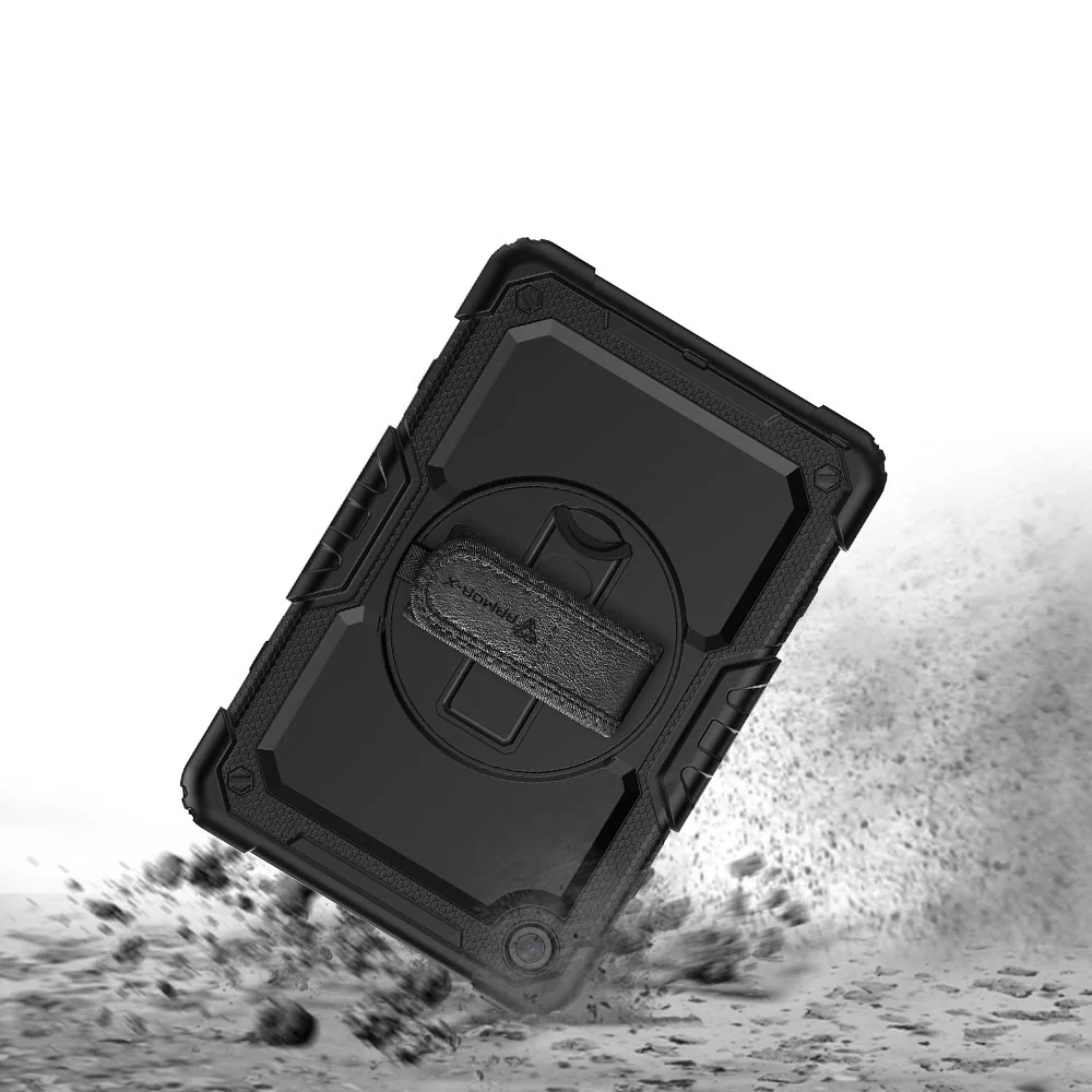 GEN-LN-M10P3 | Lenovo Tab M10 Plus ( Gen3 ) TB125 / TB128 | Rainproof military grade rugged case with hand strap and kick-stand - Image 10