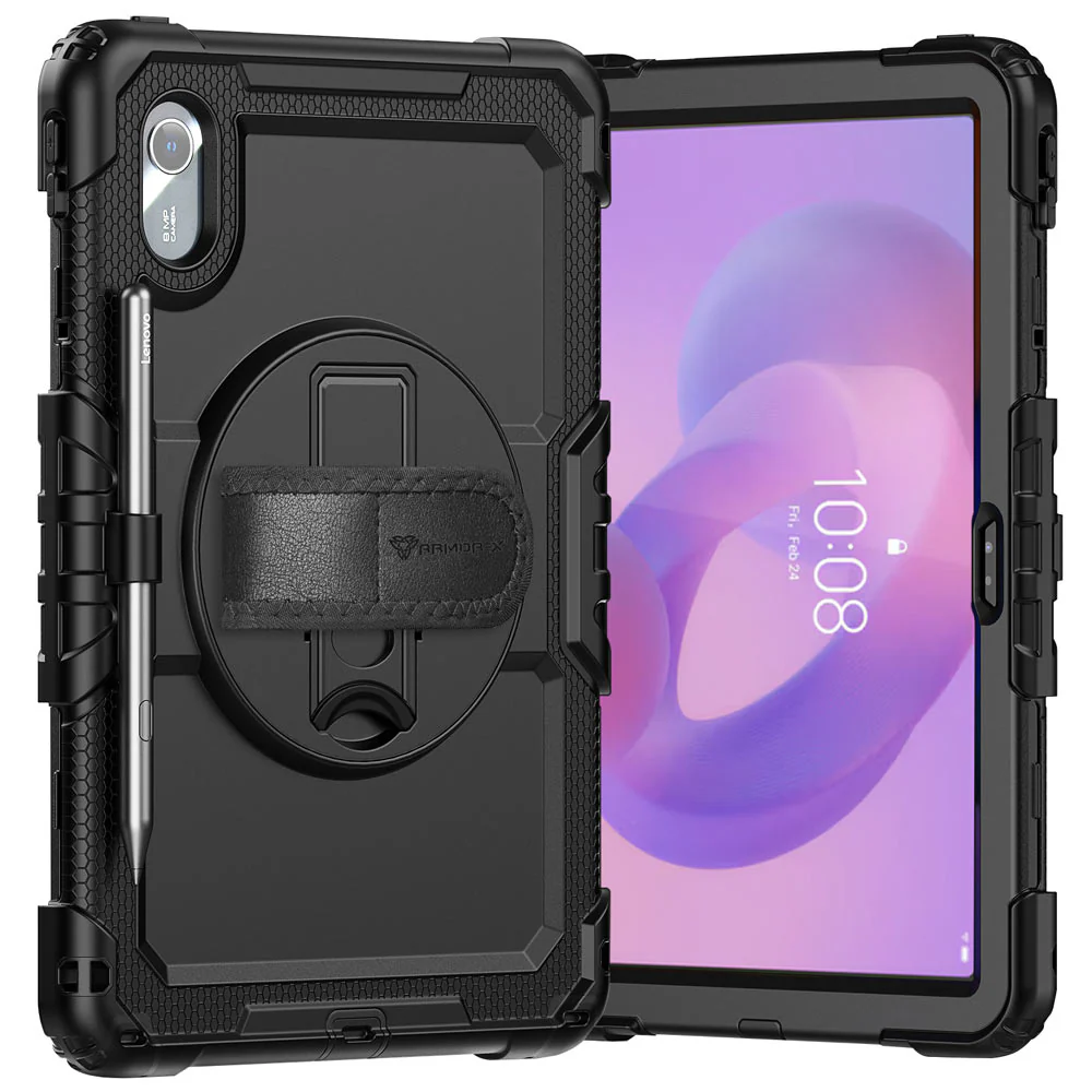 GEN-LN-TB336 | Lenovo Tab K11 (Gen 2) / Lenovo Idea Tab ( 11" TB336 ) | Rainproof military grade rugged case with hand strap and kick-stand - Image 11