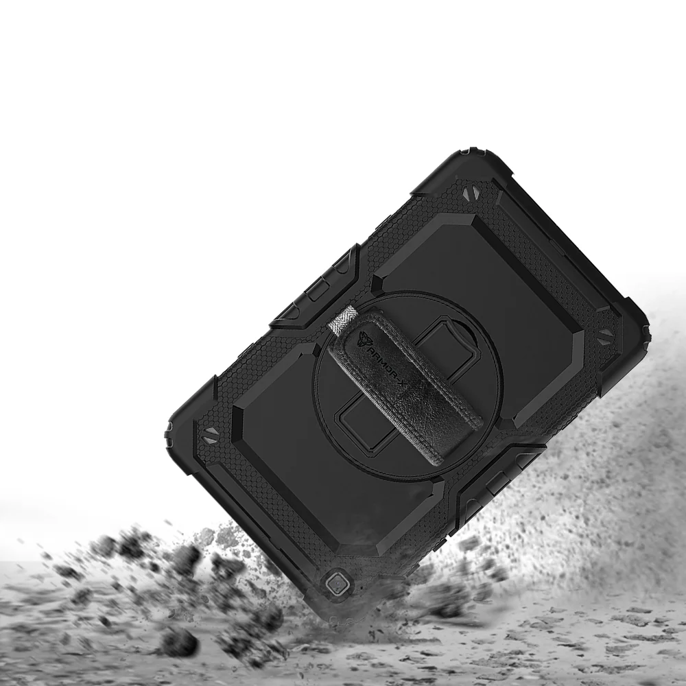 GEN-SS-T290 | Samsung Galaxy Tab A 8.0 (2019) T290 T295 | Rainproof military grade rugged case with hand strap and kick-stand - Image 8