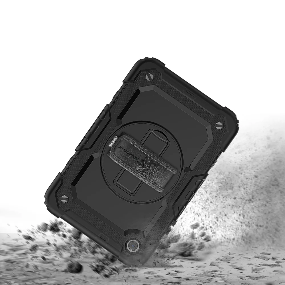 GEN-SS-T307 | Samsung Galaxy Tab A 8.4 (2020) SM-T307 | Rainproof military grade rugged case with hand strap and kick-stand - Image 8