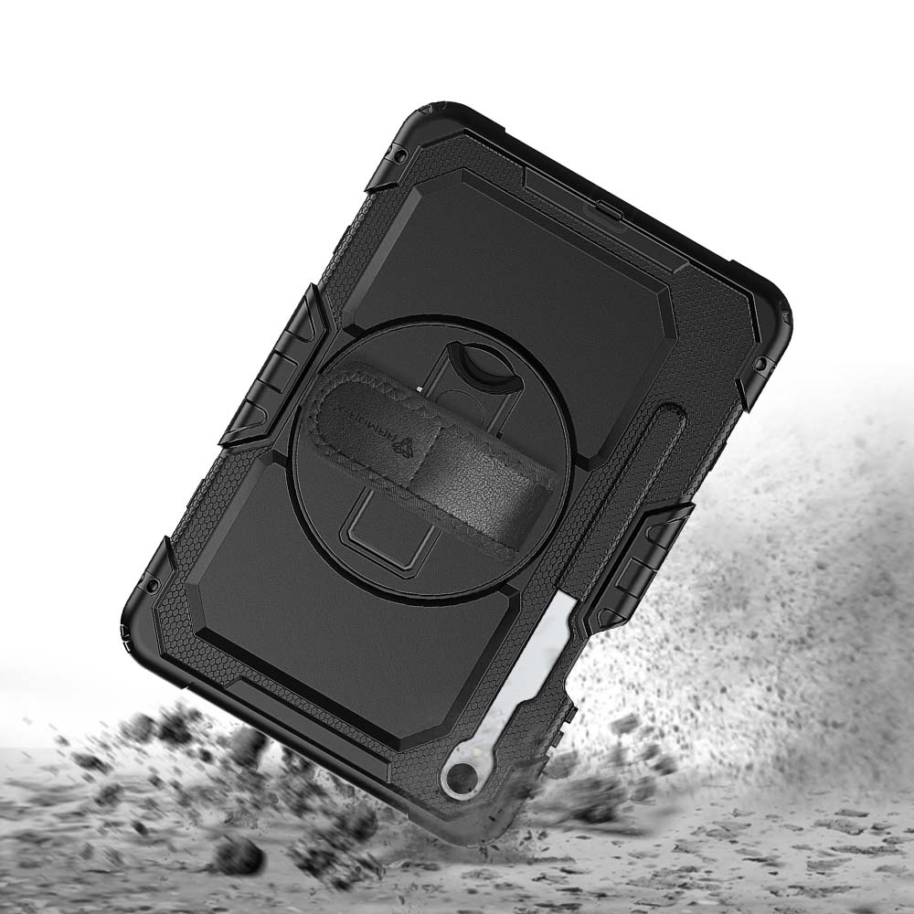 GEN-SS-X730 | Samsung Galaxy Tab S11 SM-X730 / X736 / X738 | Rainproof military grade rugged case with hand strap and kick-stand - Image 8