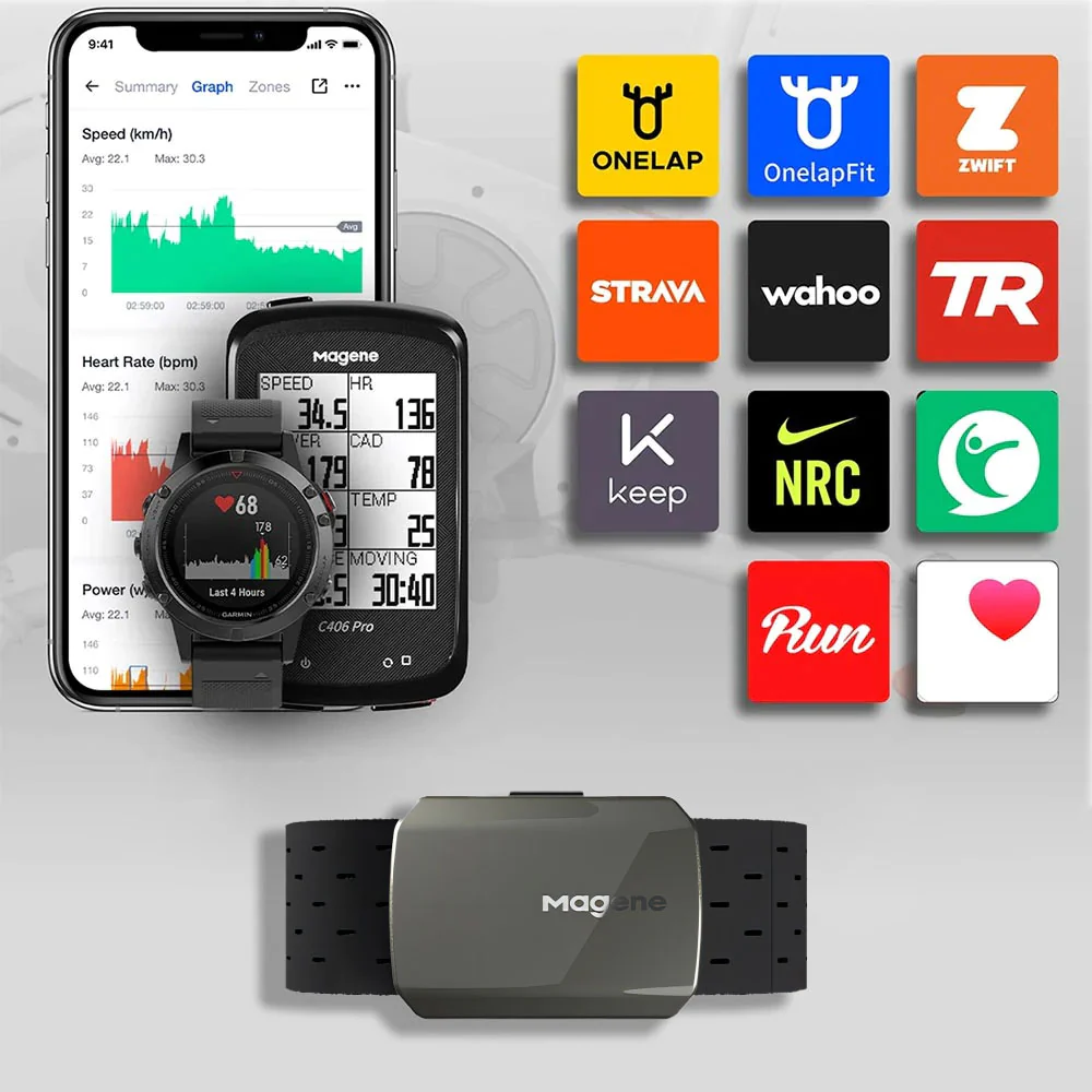 GO-HRM04 | Bluetooth ANT+ Heart Rate Monitor Armband - Image 9