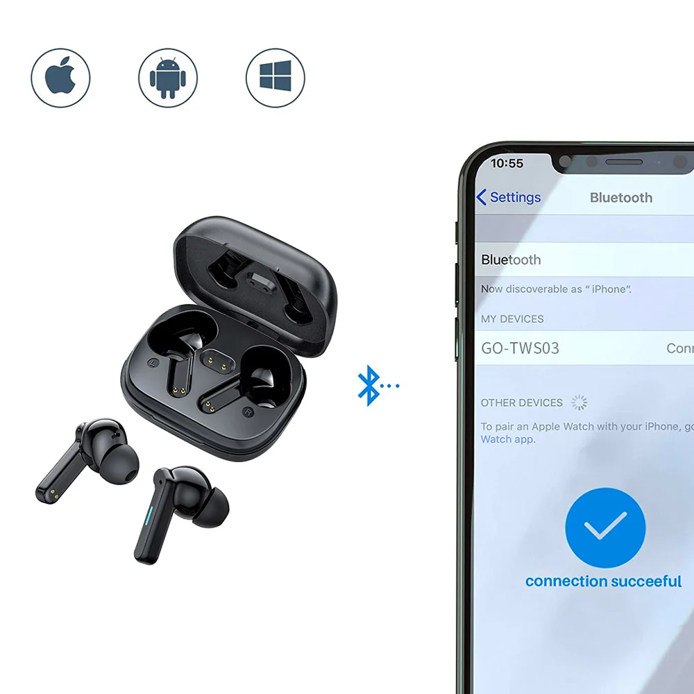 GO-TWS03 | True Wireless Noise Cancelling Headphones - Image 4