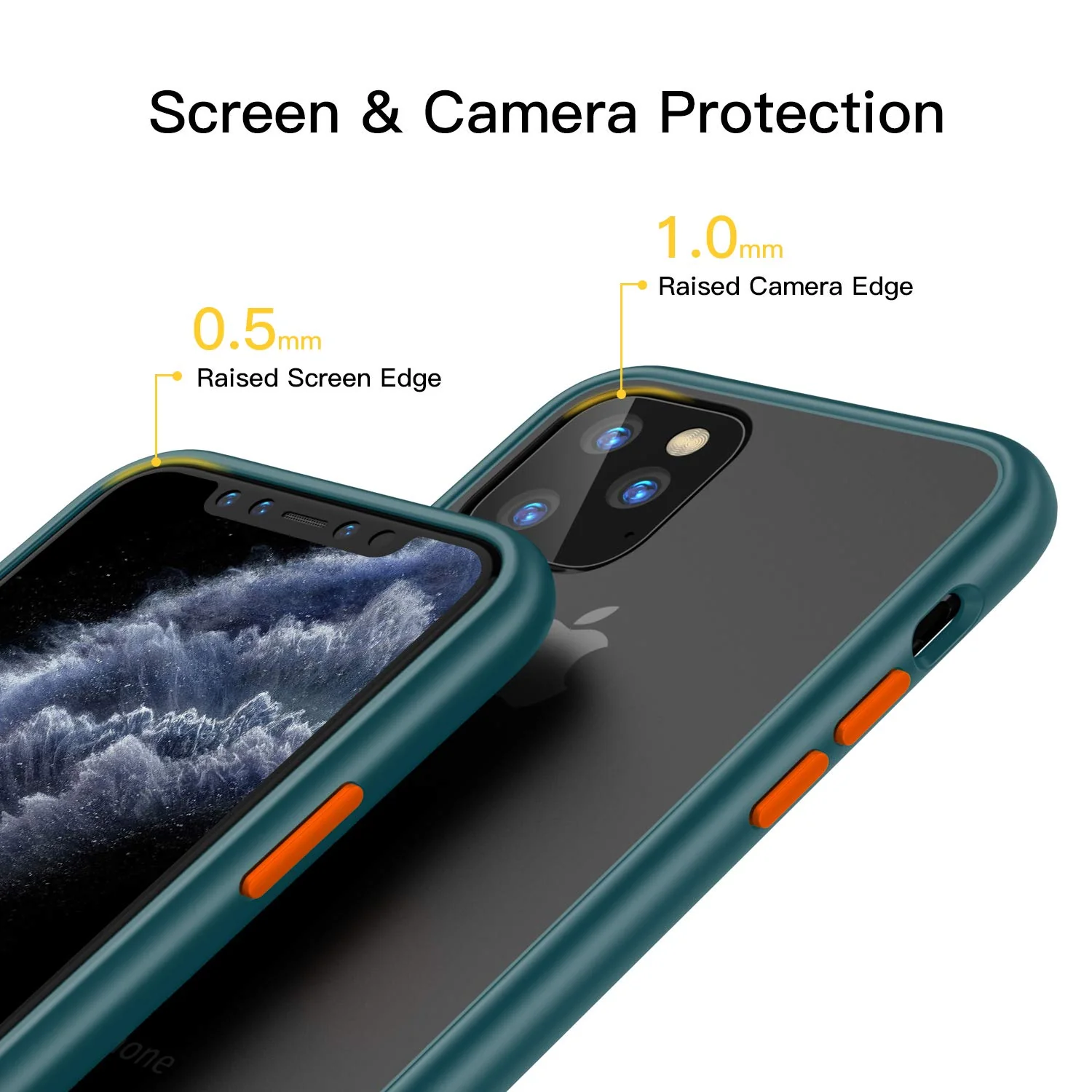 GX-IPH-11-GN | iPhone 11 Case 6.1 | Ultra Slim Hyper Shockproof Case w/ X-Mount & Carabiner -Green - Image 11