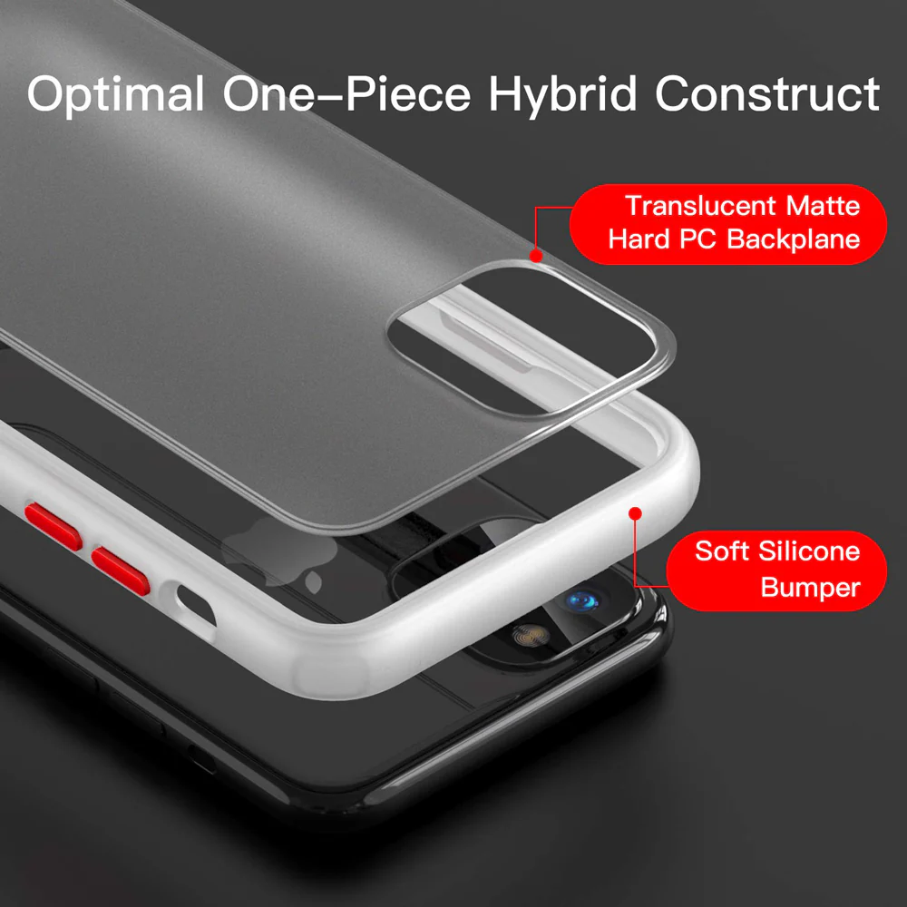 GX-IPH-11-WT | iPhone 11 Case 6.1 | Ultra Slim Hyper Shockproof Case w/ X-Mount & Carabiner -White - Image 9