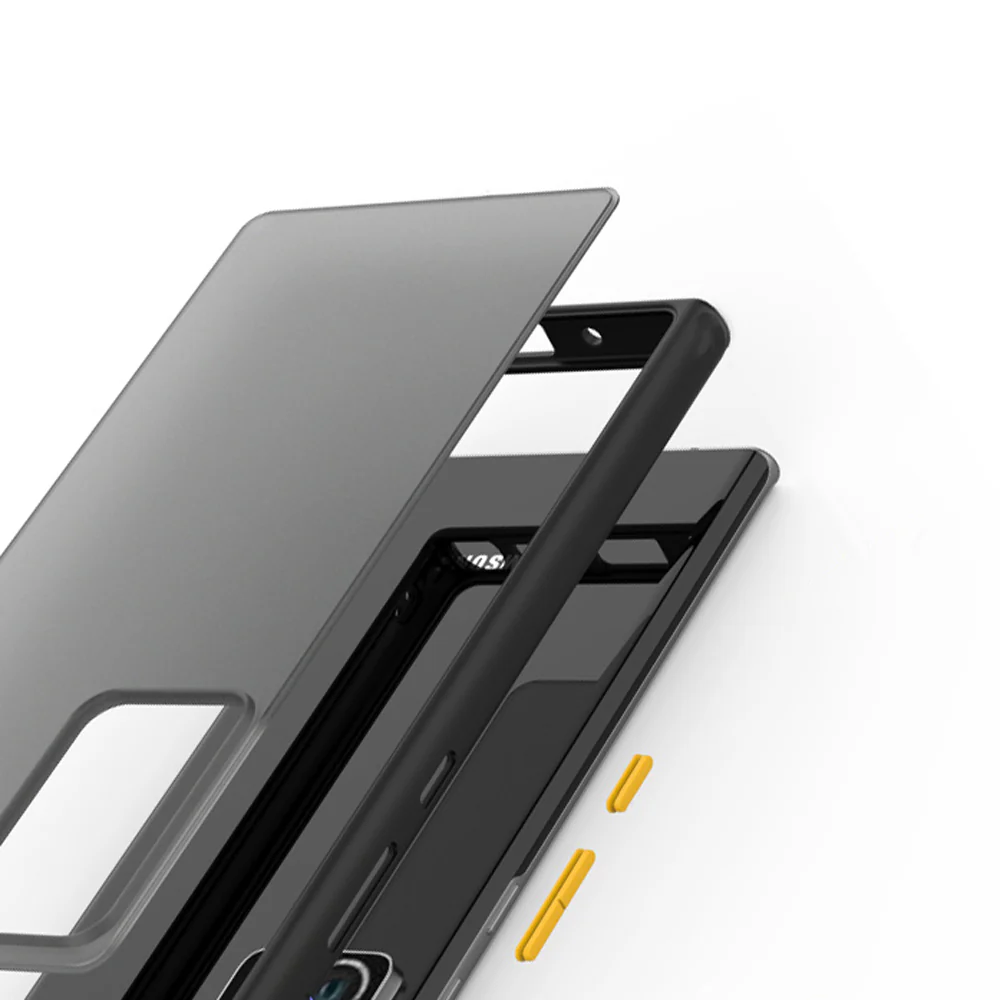 GX-SS20-N20-BK | Samsung Galaxy Note20 / Note20 5G Case | Ultra Slim Hyper Shockproof Case w/ X-Mount & Carabiner -Black - Image 7