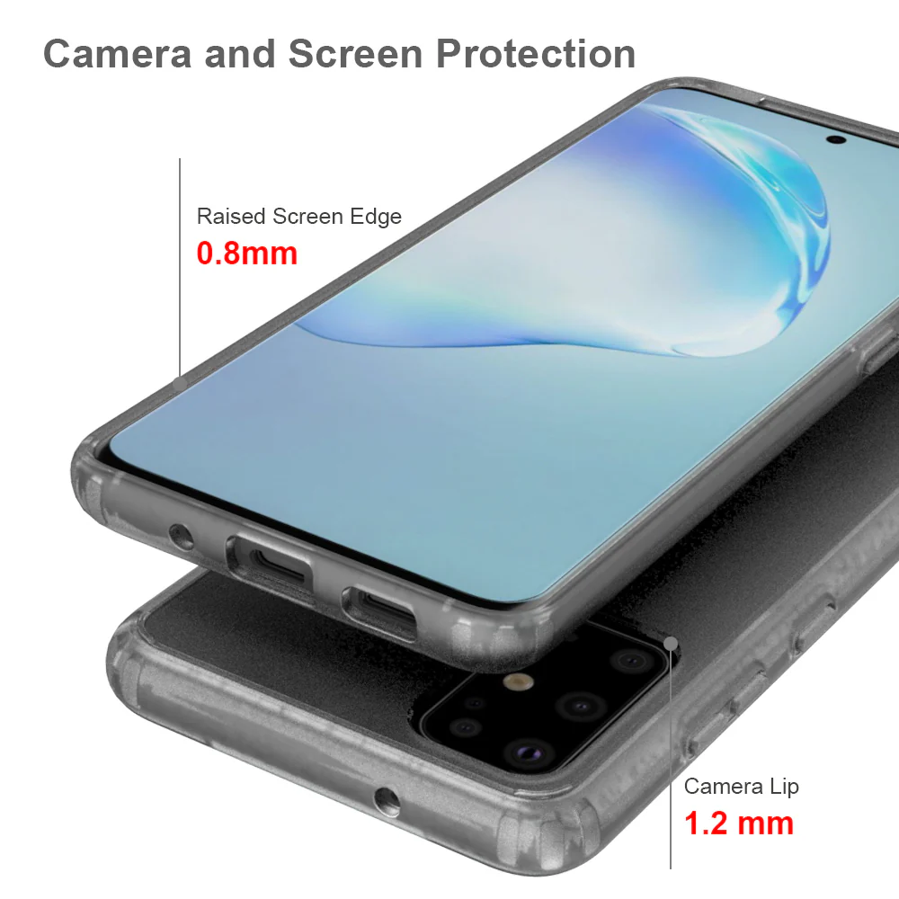 GX-SS20-S20-BK | Samsung Galaxy S20 / S20 5G Case | Ultra Slim Hyper Shockproof Case w/ X-Mount & Carabiner -Black - Image 7