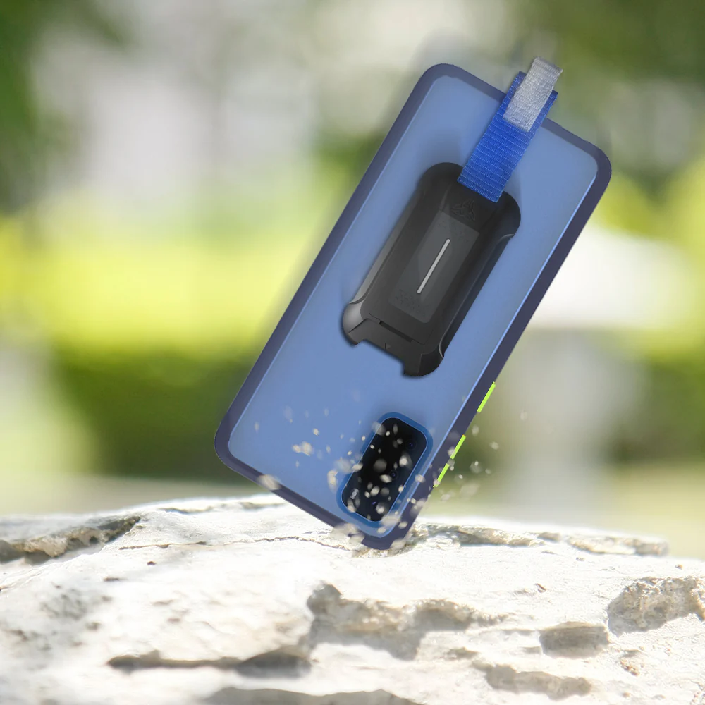 GX-SS20-S20-NY | Samsung Galaxy S20 / S20 5G Case | Ultra Slim Hyper Shockproof Case w/ X-Mount & Carabiner -Navy - Image 7