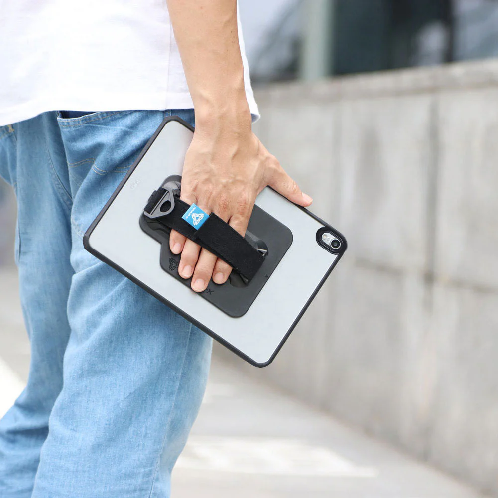 GXS-iPad-PR10 | iPad Pro 13 (M4) / (M5) | Slim Anti-fall Protective Case with hand strap & kick-stand & X-Mount - Image 3