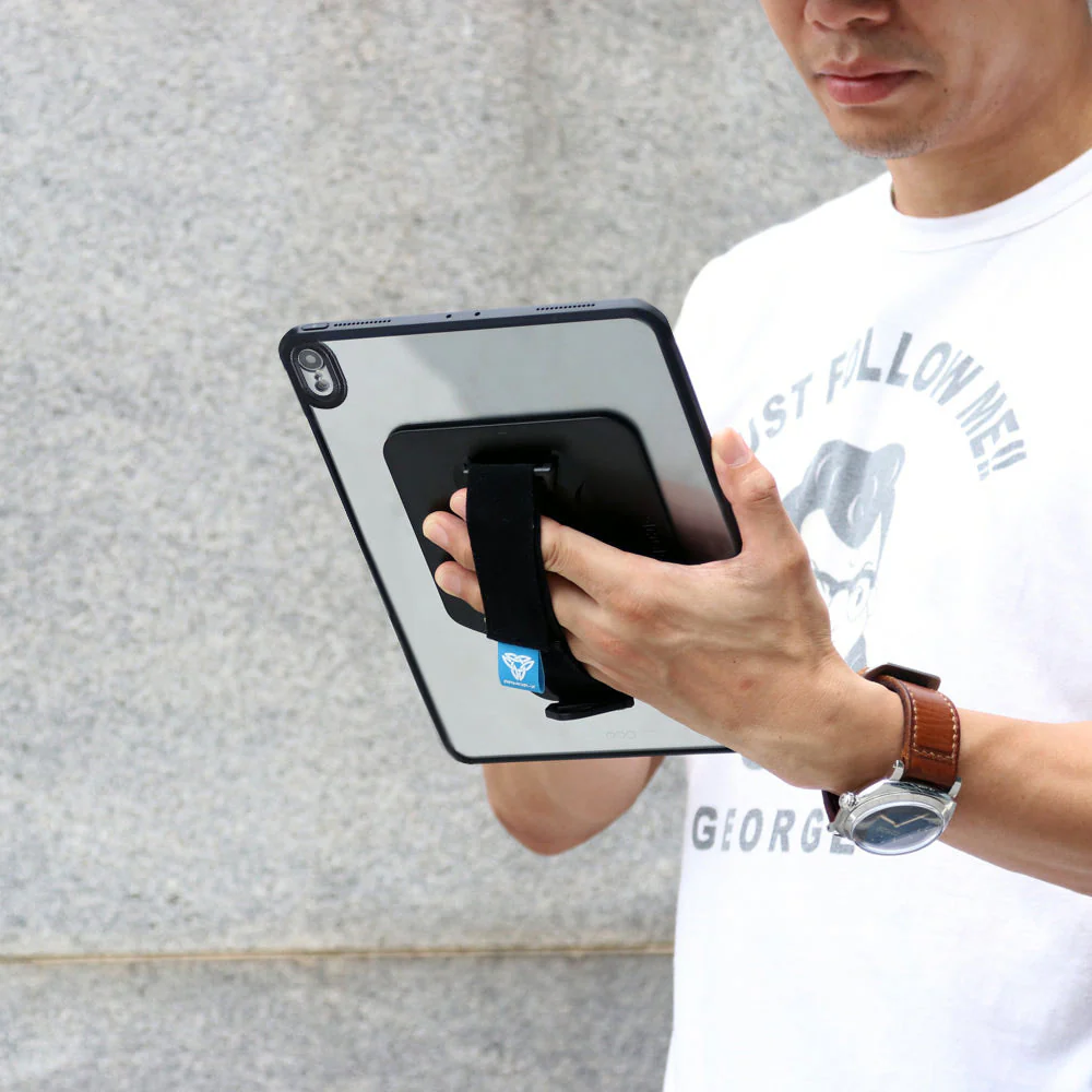 GXS-iPad-N5 | iPad 11-Inch (11th Gen / A16) | Slim Anti-fall Protective Case with hand strap & kick-stand & X-Mount - Image 2