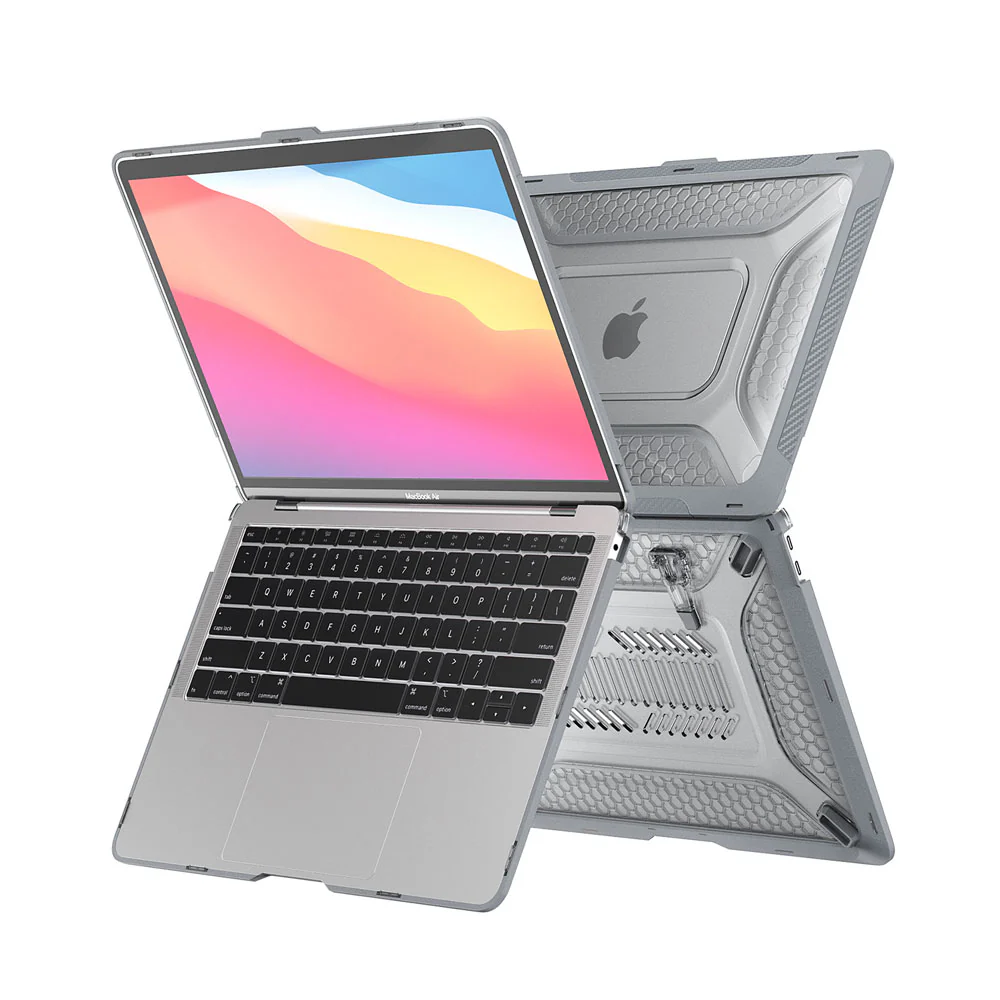 HC-MB-A13V2 | MacBook Air 13" 2018 / 2020 (A1932 / A2179 / M1 A2337) | Heavy Duty Slim Hard Shell Dual Layer Protective Cover