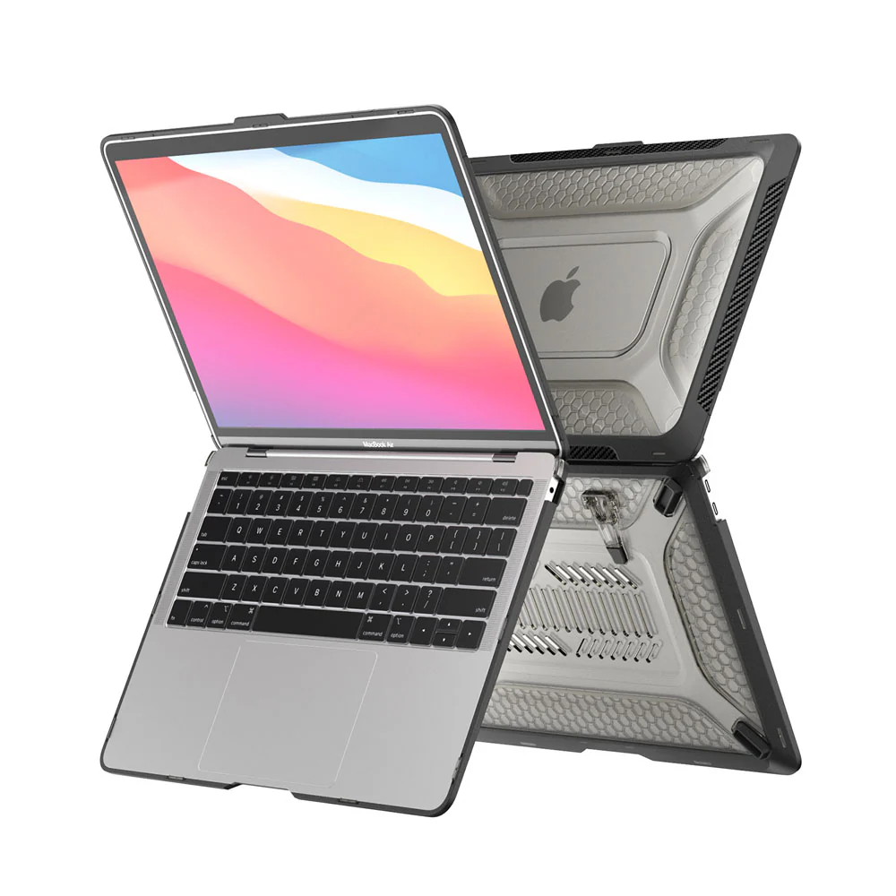 HC-MB-A13V2 | MacBook Air 13" 2018 / 2020 (A1932 / A2179 / M1 A2337) | Heavy Duty Slim Hard Shell Dual Layer Protective Cover - Image 10