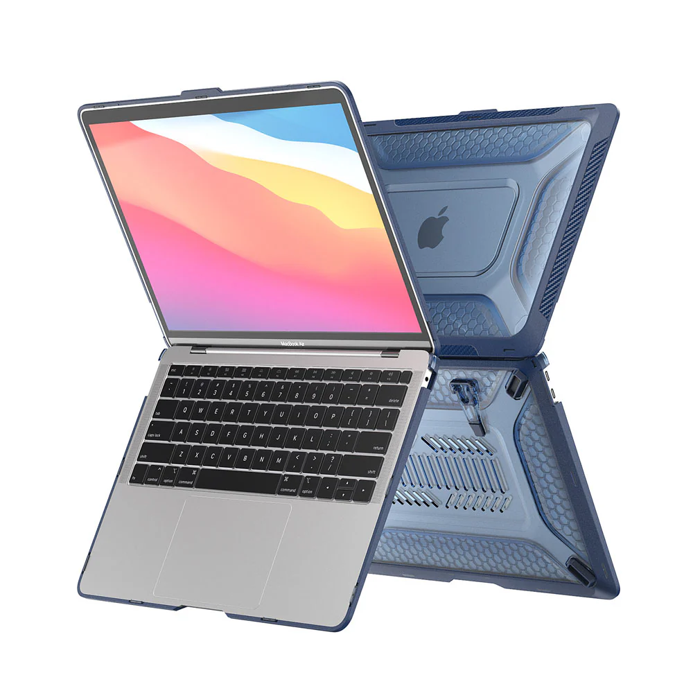 HC-MB-A13V2 | MacBook Air 13" 2018 / 2020 (A1932 / A2179 / M1 A2337) | Heavy Duty Slim Hard Shell Dual Layer Protective Cover - Image 11