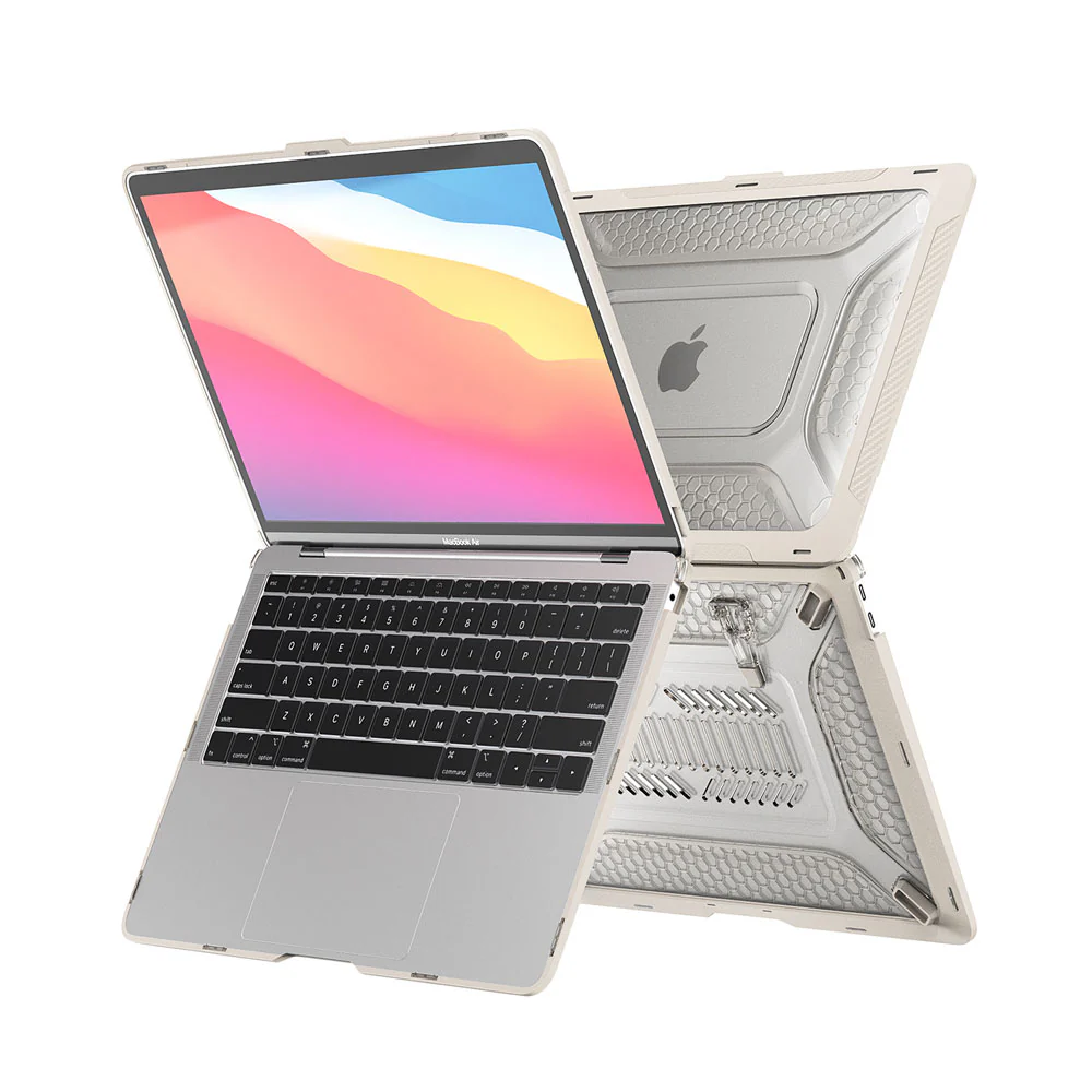 HC-MB-A13V2 | MacBook Air 13" 2018 / 2020 (A1932 / A2179 / M1 A2337) | Heavy Duty Slim Hard Shell Dual Layer Protective Cover - Image 12