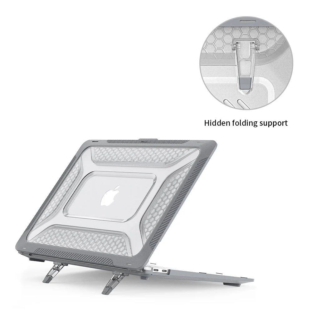 HC-MB-A13V2 | MacBook Air 13" 2018 / 2020 (A1932 / A2179 / M1 A2337) | Heavy Duty Slim Hard Shell Dual Layer Protective Cover - Image 3