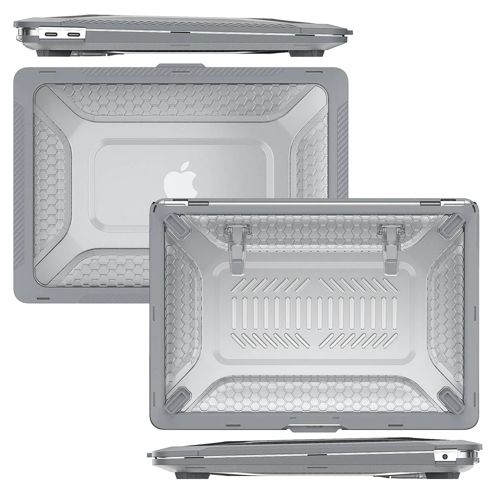 HC-MB-A13V2 | MacBook Air 13" 2018 / 2020 (A1932 / A2179 / M1 A2337) | Heavy Duty Slim Hard Shell Dual Layer Protective Cover - Image 6