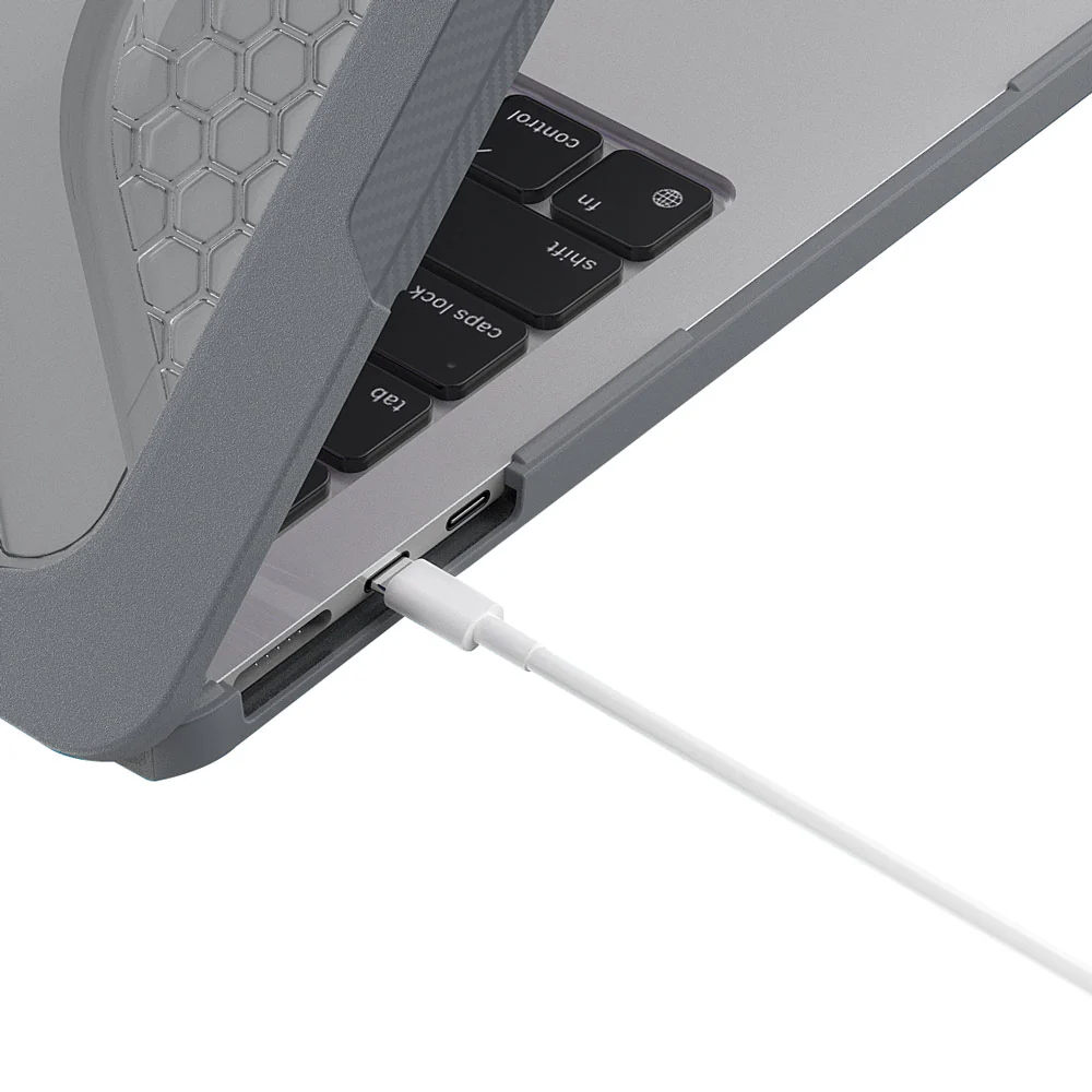 HC-MB-A15 | MacBook Air 15" 2023 / 2024 / 2025 / 2026 (M2 A2941 / M3 A3114 / M4 A3241 / M5 A3448) | Heavy Duty Slim Hard Shell Dual Layer Protective Cover - Image 6