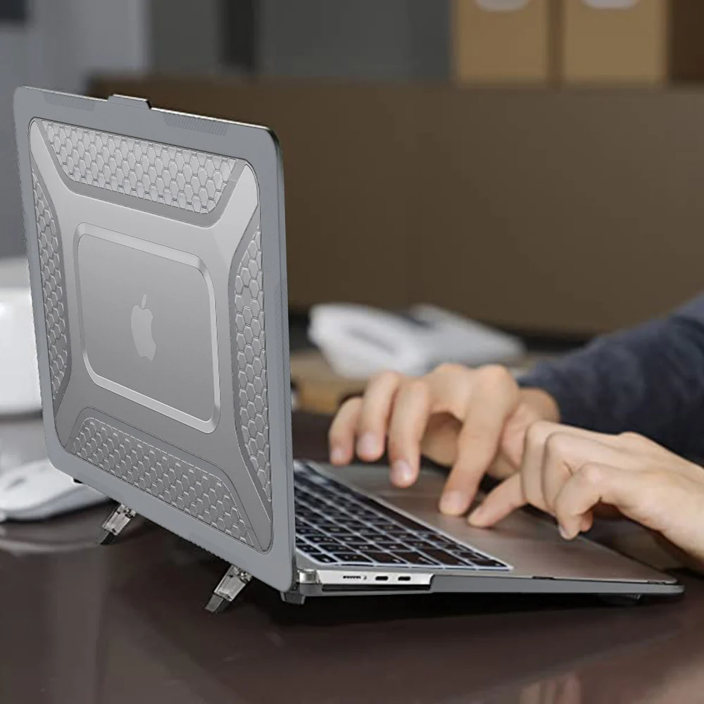 HC-MB-A15 | MacBook Air 15" 2023 / 2024 / 2025 / 2026 (M2 A2941 / M3 A3114 / M4 A3241 / M5 A3448) | Heavy Duty Slim Hard Shell Dual Layer Protective Cover - Image 8
