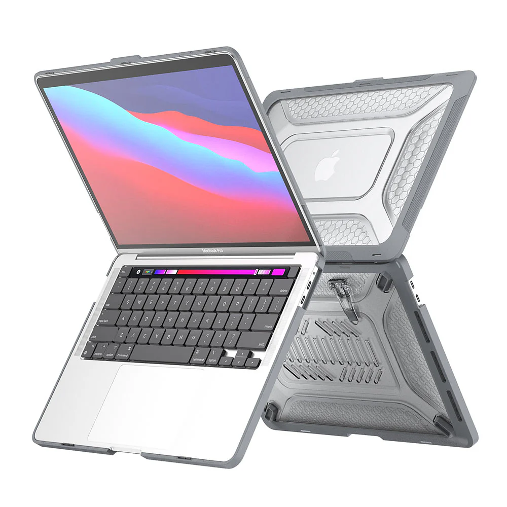 HC-MB-P13V3 | MacBook Pro 13" 2018 / 2020 / 2022 (A1706 / A1708 / A1989 / A2159 / A2251 / A2289 / M1/M2 A2338) | Heavy Duty Slim Hard Shell Dual Layer Protective Cover
