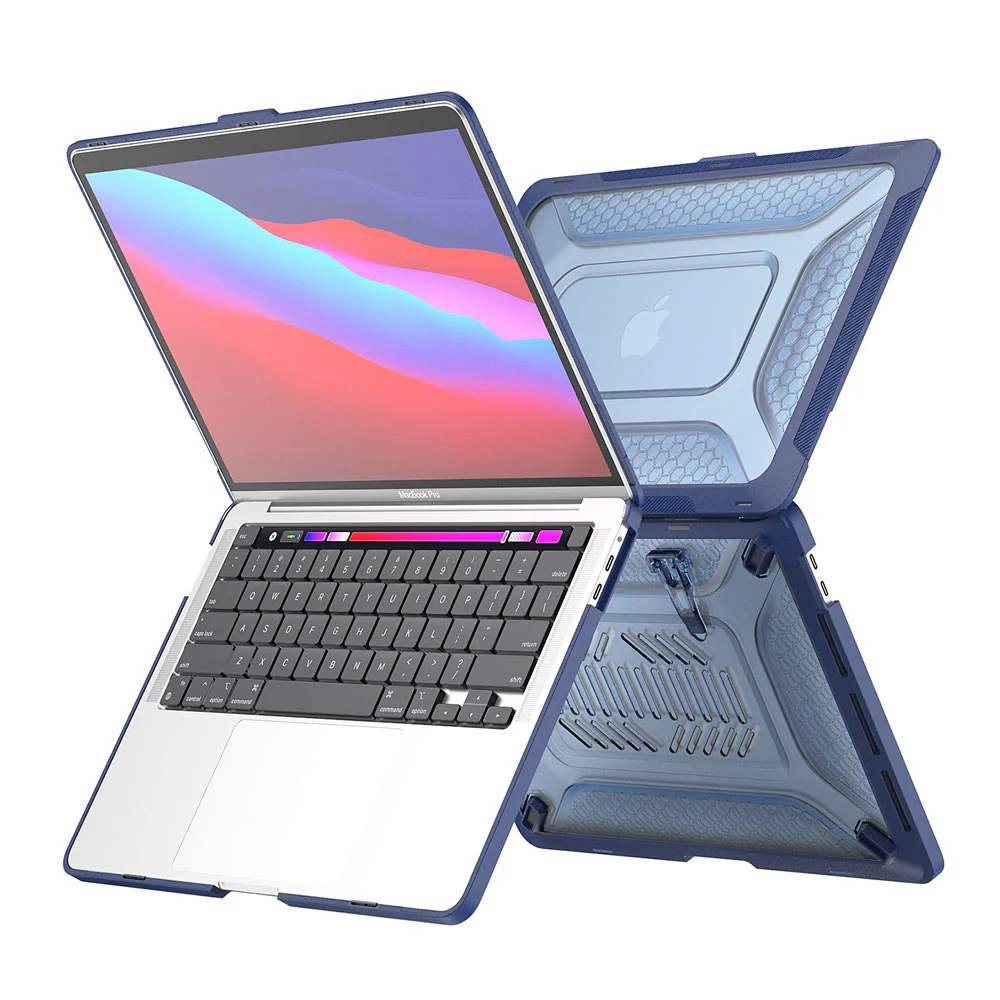 HC-MB-P13V3 | MacBook Pro 13" 2018 / 2020 / 2022 (A1706 / A1708 / A1989 / A2159 / A2251 / A2289 / M1/M2 A2338) | Heavy Duty Slim Hard Shell Dual Layer Protective Cover - Image 11