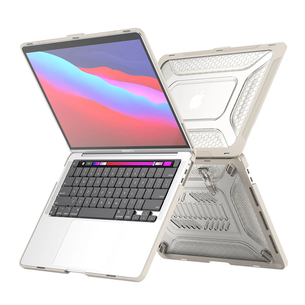 HC-MB-P13V3 | MacBook Pro 13" 2018 / 2020 / 2022 (A1706 / A1708 / A1989 / A2159 / A2251 / A2289 / M1/M2 A2338) | Heavy Duty Slim Hard Shell Dual Layer Protective Cover - Image 12